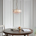 Endon FARGO-14BP Fargo 3lt Pendant Brass plate & clear acrylic 3 x 6W LED E14 (Required) - westbasedirect.com