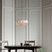 Endon FARGO-14CH Fargo 3lt Pendant Chrome plate & clear acrylic 3 x 6W LED E14 (Required) - westbasedirect.com