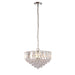 Endon FARGO-14CH Fargo 3lt Pendant Chrome plate & clear acrylic 3 x 6W LED E14 (Required) - westbasedirect.com