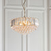 Endon FARGO-18BP Fargo 6lt Pendant Brass plate & clear acrylic 6 x 6W LED E14 (Required) - westbasedirect.com