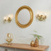 Endon BOYER-2WBAB-L Boyer 2lt Wall Antique brass plate & clear glass 2 x 33W G9 clear capsule (Required) - westbasedirect.com