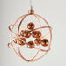 Endon MUNI-CO Muni 1lt Pendant Copper plate with clear & copper glass 8.53W LED (SMD 2835) Warm White - westbasedirect.com