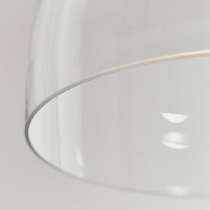 Endon 60874 Elstow 1lt Pendant easyfit Clear glass & chrome plate 60W E27 or B22 GLS (Required) - westbasedirect.com