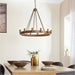 Endon 61026 Chevalier 12lt Pendant Aged metal paint 12 x 60W E14 candle (Required) - westbasedirect.com