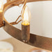 Endon 61026 Chevalier 12lt Pendant Aged metal paint 12 x 60W E14 candle (Required) - westbasedirect.com