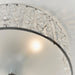 Endon 61252 Belfont 3lt Flush Clear crystal, frosted glass & chrome plate 3 x 18W G9 clear capsule (Required) - westbasedirect.com