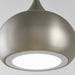 Endon 61296 Brosnan 1lt Pendant Matt nickel plate 19W LED (SMD 2835) Cool White - westbasedirect.com