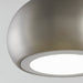 Endon 61296 Brosnan 1lt Pendant Matt nickel plate 19W LED (SMD 2835) Cool White - westbasedirect.com