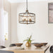 Endon 61498 Heston 5lt Pendant Matt black & rustic bronze paint 5 x 60W E27 GLS (Required) - westbasedirect.com