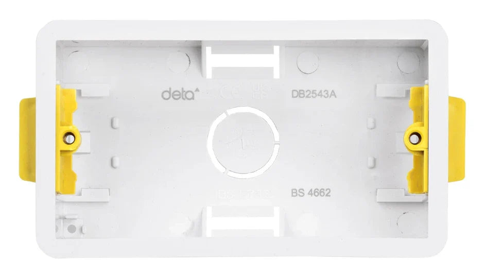Deta DB2543 2G 46mm Dry Lining Box — B2Belectrical.com