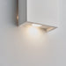 Saxby 61635 Mornington 2lt wall 2.8W White plaster 2 x 2.8W LED Hi Power Warm White - westbasedirect.com