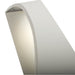 Saxby 61866 Vulcan 300mm 1lt wall IP65 12W Textured matt white paint & opal pc 12W LED module (COB) Warm White - westbasedirect.com