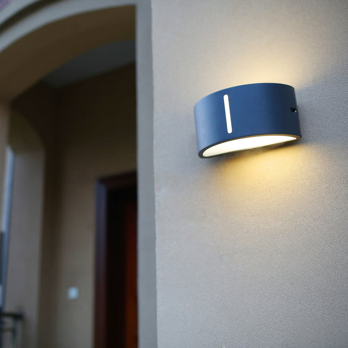Lutec 6330401118 BONN IP54 E27 Outdoor Wall Light - Dark Grey (Lamp Not Included)