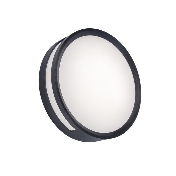 Lutec 6382201118 ROLA 11.6W IP54 LED Wall or Ceiling Light 3000K - Dark Grey