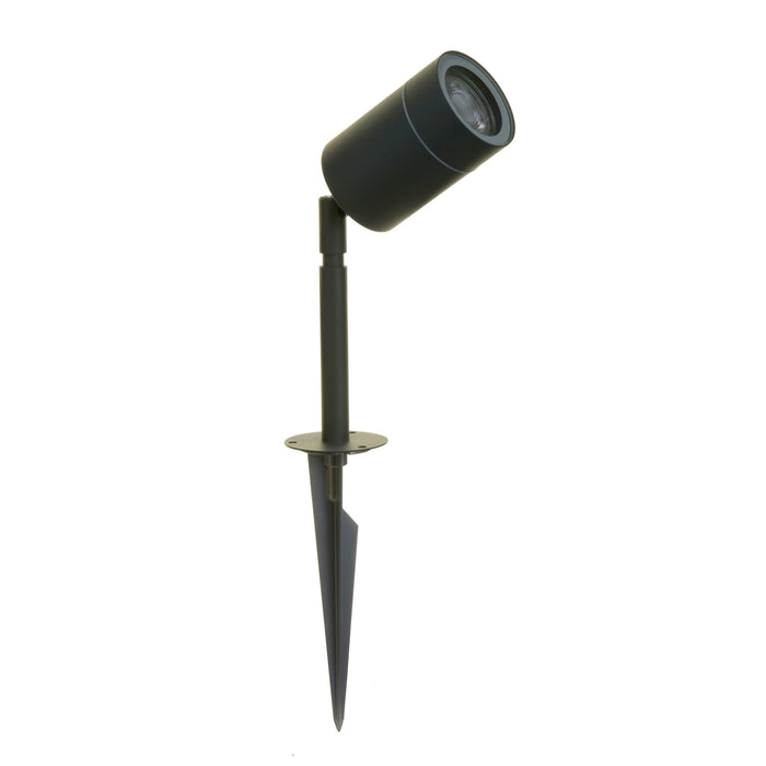 Lutec 6611107424 RADO IP44 GU10 Outdoor Ground Spike Light - Graphite (Lamp Not Included)