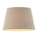 Endon 66204 Cici 1lt Shade Grey linen mix fabric 40W E14 golf (Required) - westbasedirect.com