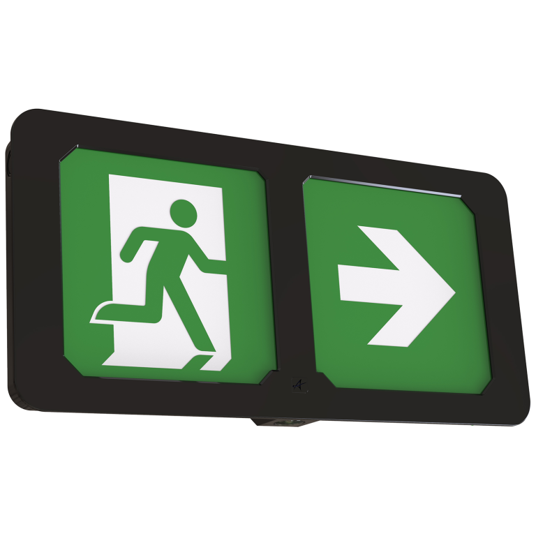 Ansell AADLSE/BLK Adler Slim Exit Box Black — B2Belectrical.com