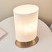 Endon 68492 Palmer 1lt Table Satin nickel plate & opal glass 40W E14 golf (Required) - westbasedirect.com