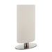 Endon 68492 Palmer 1lt Table Satin nickel plate & opal glass 40W E14 golf (Required) - westbasedirect.com