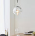 Endon 68959 Paloma 1lt Pendant Chrome plate & clear ribbed glass 7W LED E14 (Required) - westbasedirect.com