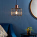 Endon 68986 Nicola 1lt Pendant Antique copper plate 40W E27 GLS (Required) - westbasedirect.com