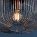 Endon 68986 Nicola 1lt Pendant Antique copper plate 40W E27 GLS (Required) - westbasedirect.com