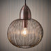 Endon 68987 Nicola 1lt Pendant Antique copper plate 10W LED E27 (Required) - westbasedirect.com