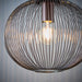 Endon 68987 Nicola 1lt Pendant Antique copper plate 10W LED E27 (Required) - westbasedirect.com