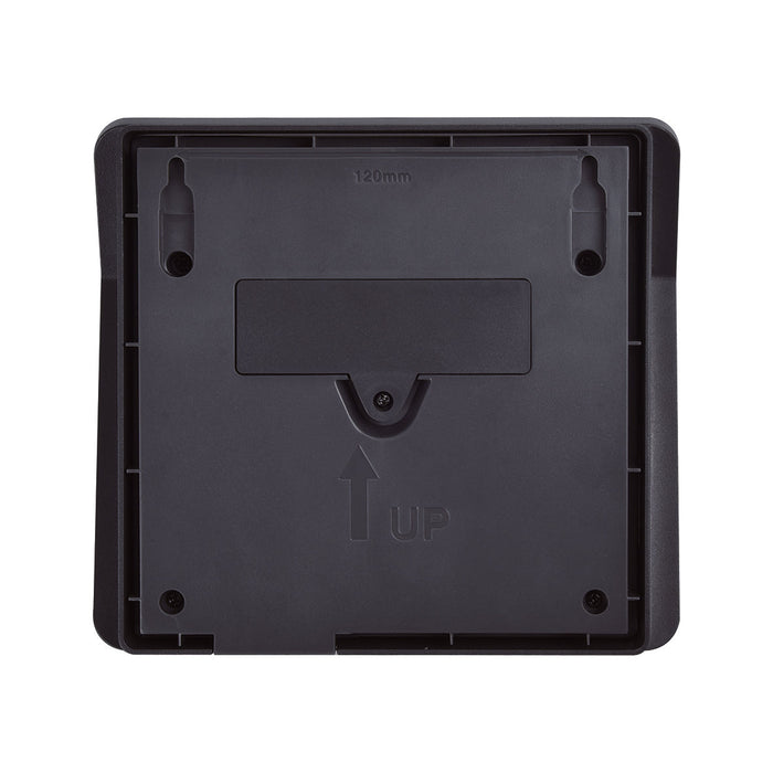 Lutec 6915401118 ALETA 12.6W IP54 LED Solar Outdoor Wall Light with PIR 3000K - Dark Grey