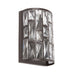 Endon 69392 Belle 1lt Wall Dark bronze paint & clear crystal 40W E14 candle (Required) - westbasedirect.com