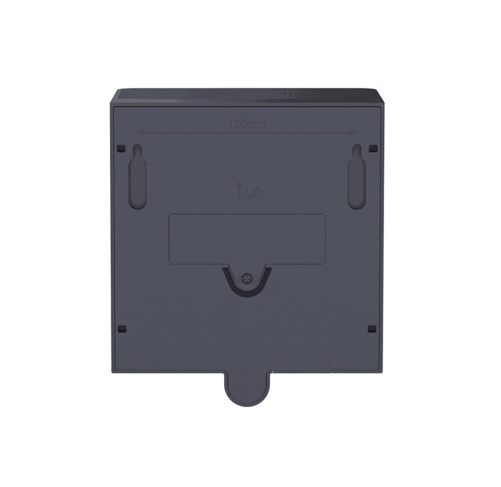 Lutec 6943701125 DOBLO 12W IP44 LED Solar Outdoor Wall Light with PIR 4000K - Dark Grey