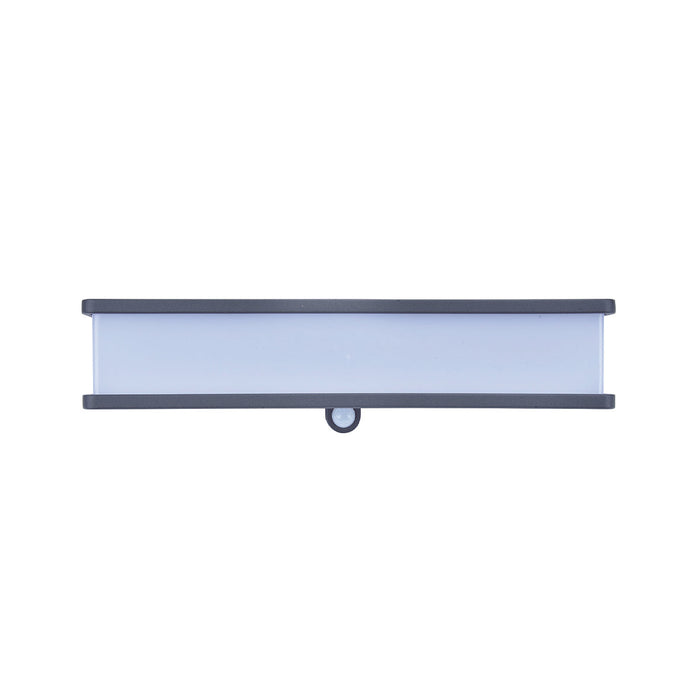Lutec 6943801125 DOBLO 16.5W IP54 LED Solar Outdoor Wall Light with PIR 4000K - Dark Grey