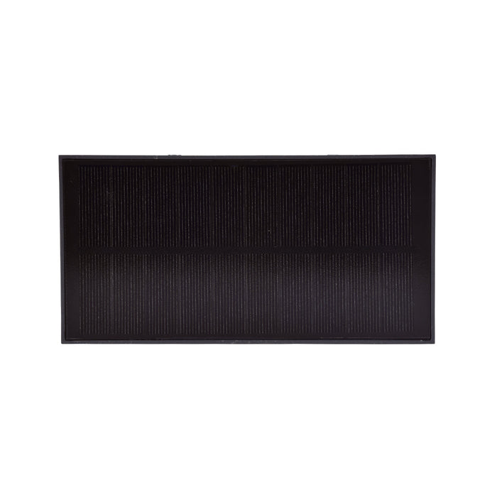 Lutec 6989101118 INKA 9W IP44 LED Solar Hybrid Outdoor Wall Light 3000K - Dark Grey