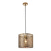 Endon 70103 Secret garden 1lt Pendant easyfit Antique brass plate 10W LED E27 or B22 (Required) - westbasedirect.com