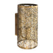 Endon 70105 Secret garden 1lt Wall Antique brass plate 6W LED E14 (Required) - westbasedirect.com