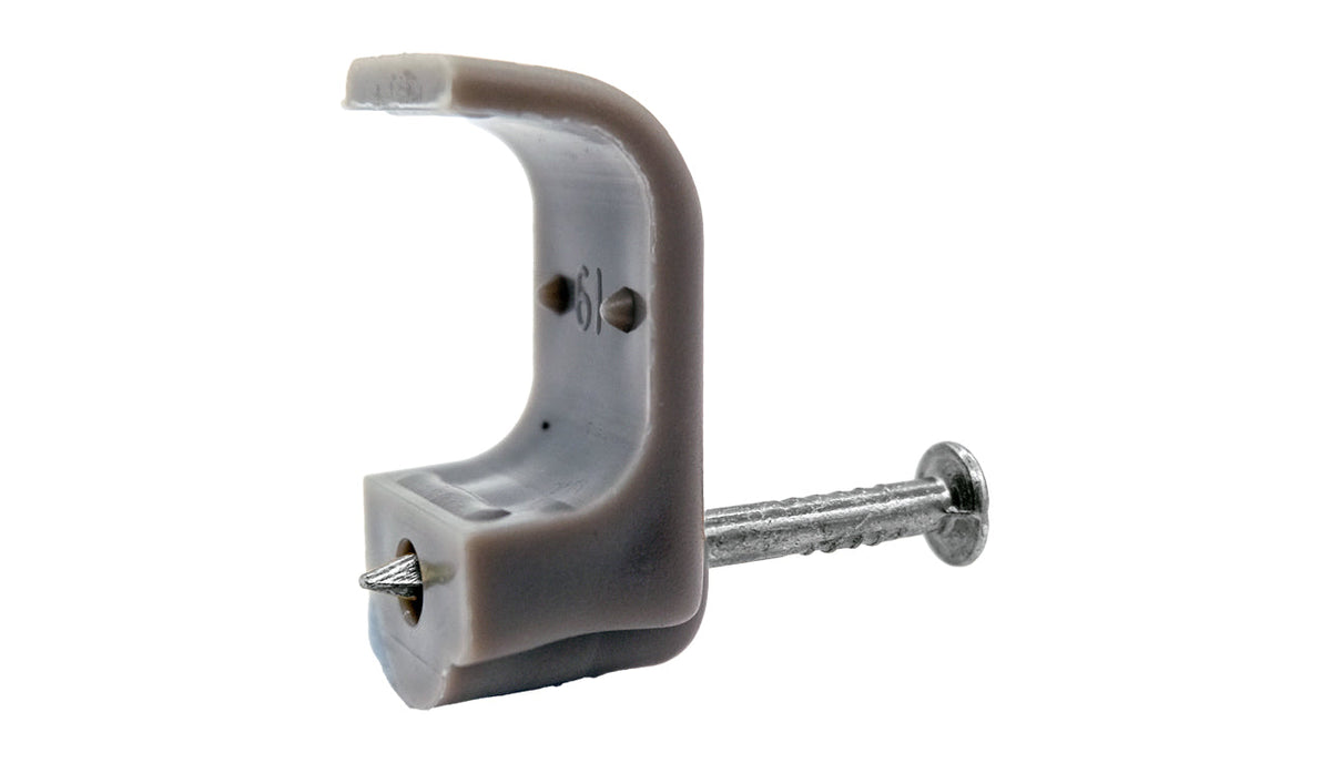 BUY Tower 70CGKF100 10.0mm Single T&E Cable Clip | Grey | Box of 100 ...