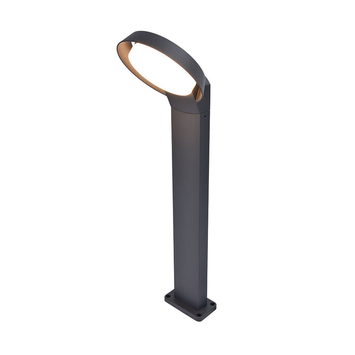 Lutec 7105701118 POLO 15W IP54 LED Outdoor Bollard Light 3000K - Dark Grey