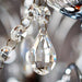 Endon 72561 Tabitha 8lt Pendant Chrome plate & clear crystal 8 x 18W G9 clear capsule (Required) - westbasedirect.com