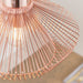 Endon 72813 Kimberley 1lt Pendant Copper plate 60W E27 GLS (Required) - westbasedirect.com