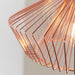 Endon 72813 Kimberley 1lt Pendant Copper plate 60W E27 GLS (Required) - westbasedirect.com