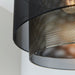 Endon 72829 Plexus 1lt Pendant easyfit Matt black & antique brass plate 10W LED E27 or B22 (Required) - westbasedirect.com