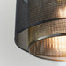 Endon 72831 Plexus 1lt Pendant easyfit Matt black & antique brass plate 10W LED E27 or B22 (Required) - westbasedirect.com