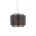 Endon 72831 Plexus 1lt Pendant easyfit Matt black & antique brass plate 10W LED E27 or B22 (Required) - westbasedirect.com