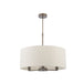 Endon 73015 Daley 3lt Pendant Dark antique bronze plate & marble fabric 3 x 40W E14 candle (Required) - westbasedirect.com