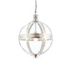 Endon 73108 Vienna 1lt Pendant Bright nickel plated brass & clear glass 40W E27 GLS (Required) - westbasedirect.com