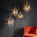 Endon 73108 Vienna 1lt Pendant Bright nickel plated brass & clear glass 40W E27 GLS (Required) - westbasedirect.com