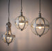 Endon 73109 Vienna 1lt Pendant Bright nickel solid brass plated & clear glass 40W E27 GLS (Required) - westbasedirect.com