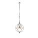 Endon 73109 Vienna 1lt Pendant Bright nickel solid brass plated & clear glass 40W E27 GLS (Required) - westbasedirect.com