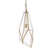 Endon 73117 Avery 1lt Pendant Antique brass plate & clear glass 40W E27 GLS (Required) - westbasedirect.com