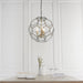 Endon 73560 Miele 3lt Pendant Antique brass plate & clear glass 3 x 40W E14 candle (Required) - westbasedirect.com